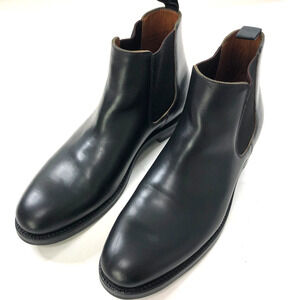 Grant Stone 10.5 D Medium Men's Slip On Chelsea Leather Boots Black